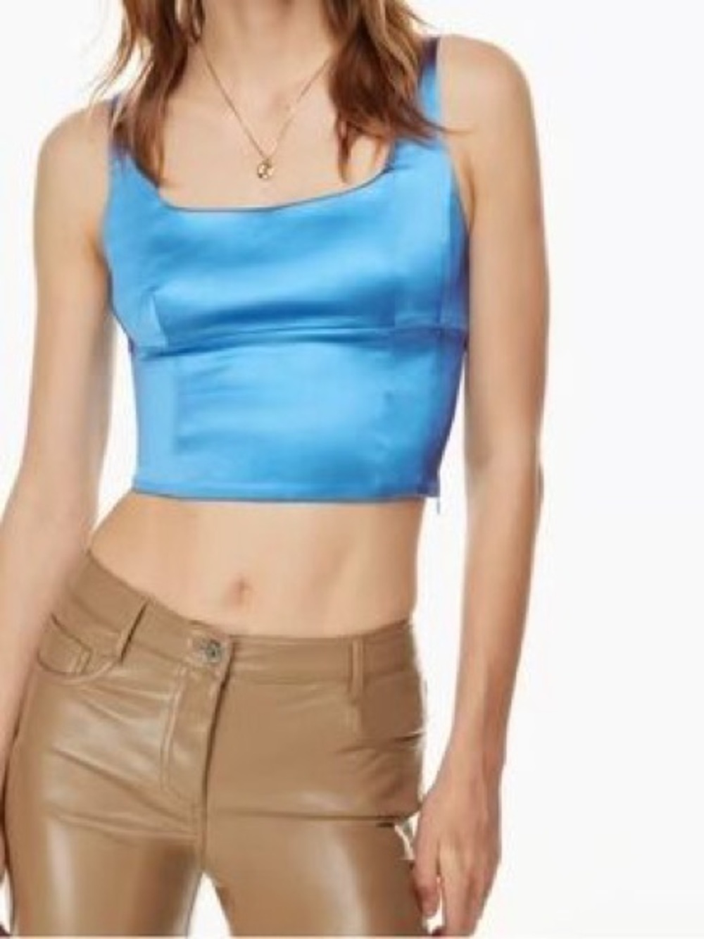Wilfred Blue Shine Bustier